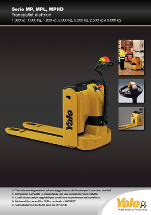 Dizalice za palete Yale MP22AC