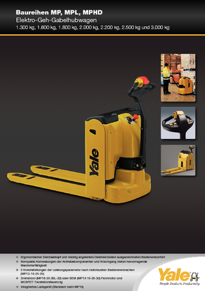 Dizalice za palete Yale MP22AC