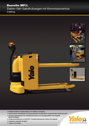 Dizalice za palete Yale MP20DL