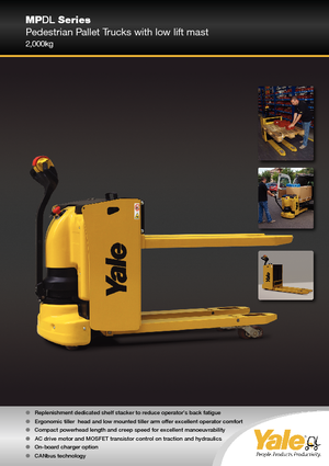 Dizalice za palete Yale MP20DL