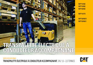 Dizalice za palete Caterpillar NPP16PD