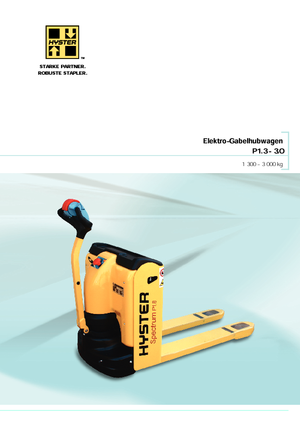 Dizalice za palete Hyster P1.8