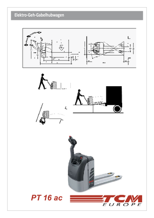 Dizalice za palete TCM PT 16 ac