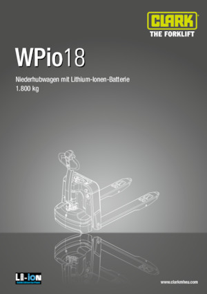 Dizalice za palete Clark Wpio 18