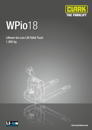 Dizalice za palete Clark Wpio 18