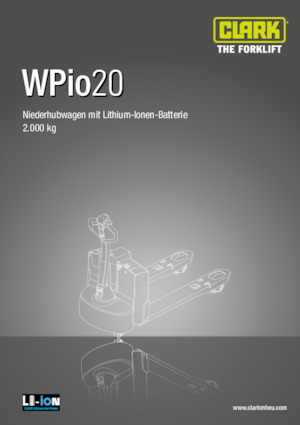 Dizalice za palete Clark Wpio 20