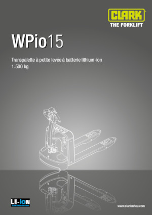 Dizalice za palete Clark Wpio15