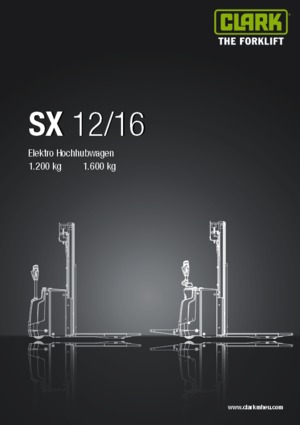 Hodajući viličar Clark SX 12