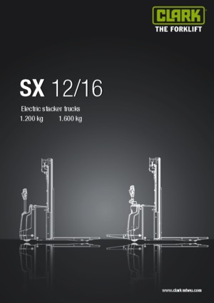 Hodajući viličar Clark SX 12