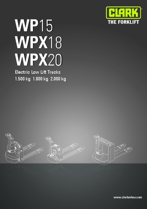 Dizalice za palete Clark WP 15