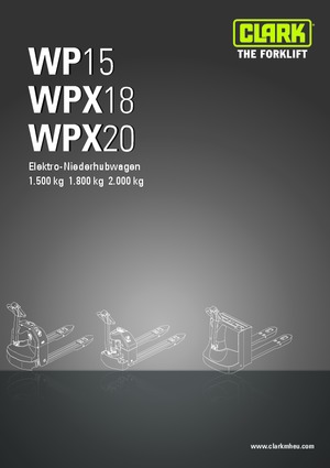 Dizalice za palete Clark WP 15