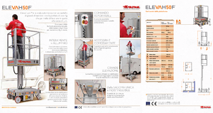 Vertikalna podizna platforma s jednim jarbolom Faraone Elevah 50 F