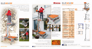 Vertikalna podizna platforma s jednim jarbolom Faraone Elevah 50