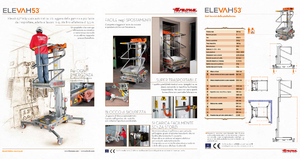 Vertikalna podizna platforma s jednim jarbolom Faraone Elevah 53