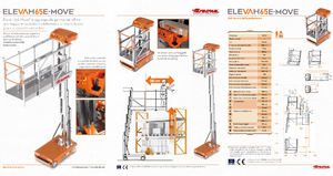 Vertikalna podizna platforma s jednim jarbolom Faraone Elevah 65 E-Move