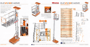 Vertikalna podizna platforma s jednim jarbolom Faraone Elevah 80 E-Move