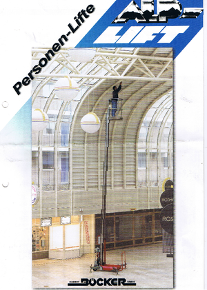 Vertikalna podizna platforma s jednim jarbolom ALP-Lift PHC 650