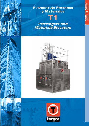 Vertikalna podizna platforma s jednim jarbolom Saltec T 1-15