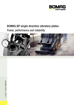 Jednosmjerni vibracioni nabijači ploča Bomag BP 25/50