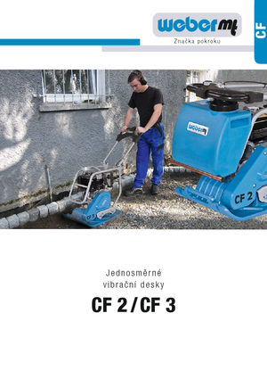 Jednosmjerni vibracioni nabijači ploča weber mt CF 2 Hd