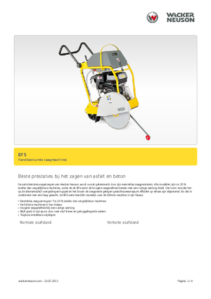 Pile za pod Wacker BFS 1345 AB