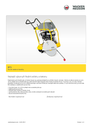 Pile za pod Wacker BFS 1350 ALS