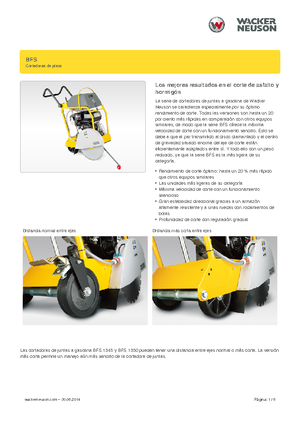 Pile za pod Wacker Neuson BFS 1345 Az