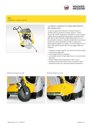 Pile za pod Wacker Neuson BFS 1345 Az