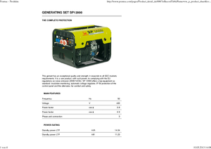 Benzinski generatori struje PRAMAC Lifter SP 12000