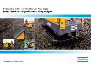 Reverzibilni kompaktori s vibracionim pločama Atlas Copco LG 300