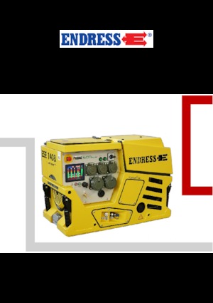 Benzinski generatori struje Endress ESE 1408 DBG ES DIN Super Silent Plus
