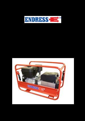 Benzinski generatori struje Endress ESE 404 SHS-AC / 30-180 A 
