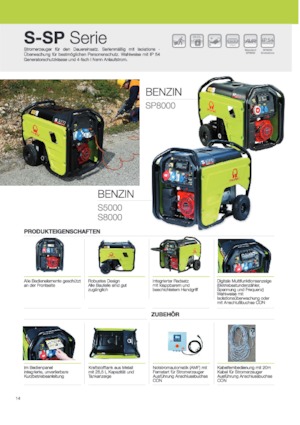 Benzinski generatori struje PRAMAC Lifter SP 8000