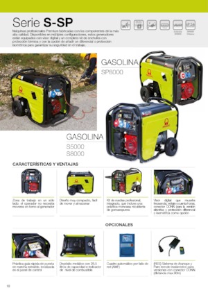 Benzinski generatori struje PRAMAC Lifter SP 8000