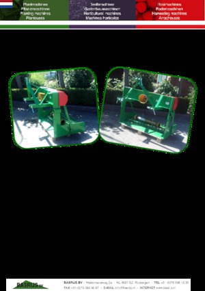 Kombajni za žetvu biljaka Basrijs Plantslifter BRS/D220G