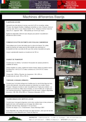 Strojevi za sadnju Basrijs Accord planter single with 2 small rollers