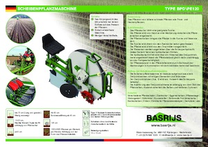 Strojevi za sadnju Basrijs Deepplantelement solid and rubber disc 100 cm