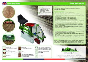 Strojevi za sadnju Basrijs Deep plant element disc 100 cm