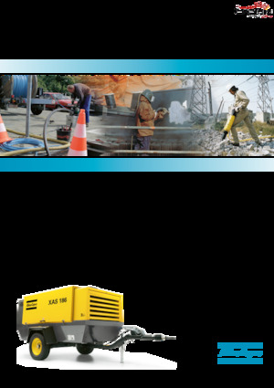 Prijenosni zračni kompresori - dizel, električni, benzinski Atlas Copco XAHS 186 Dd