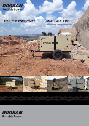 Prijenosni zračni kompresori - dizel, električni, benzinski Doosan P250