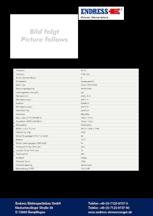 Dizelski generatori Endress ESE 165 VW/AS