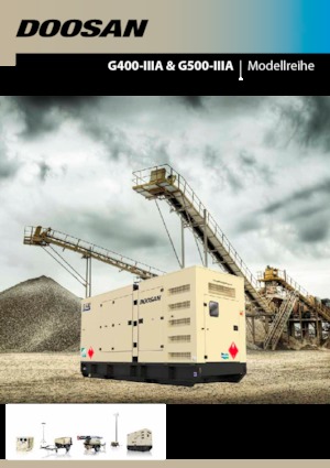 Dizelski generatori Doosan G500-IIIA  