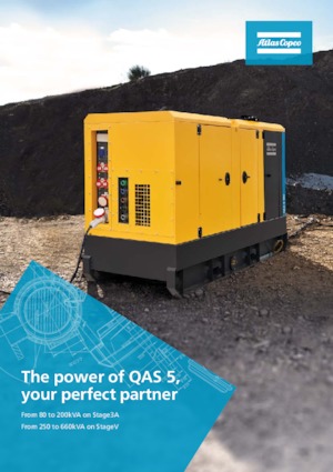 Dizelski generatori Atlas Copco QAS 5 80