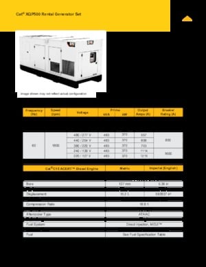 Dizelski generatori Caterpillar XQP500