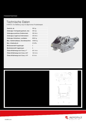Brze spojke Rototilt® QC70-55 