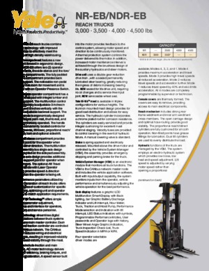 Pokretni kamioni Yale NR040EB