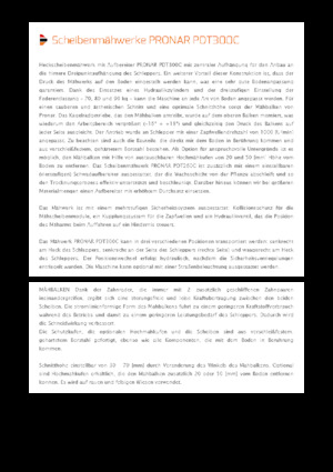 Stražnje montirane kosilice - disk s kondicionerom Pronar PDT 300 C