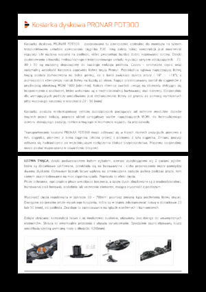 Stražnje montirane kosilice - disk bez kondicionira Pronar PDT 300