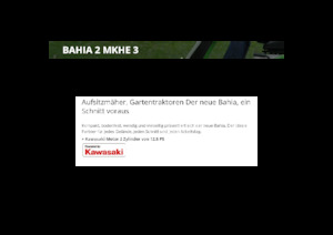 Samohodne kosilice za travnjake i vrtni traktori Etesia BAHIA 2 MKHE 3