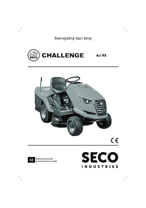 Samohodne kosilice za travnjake i vrtni traktori SECO Challenge AJ